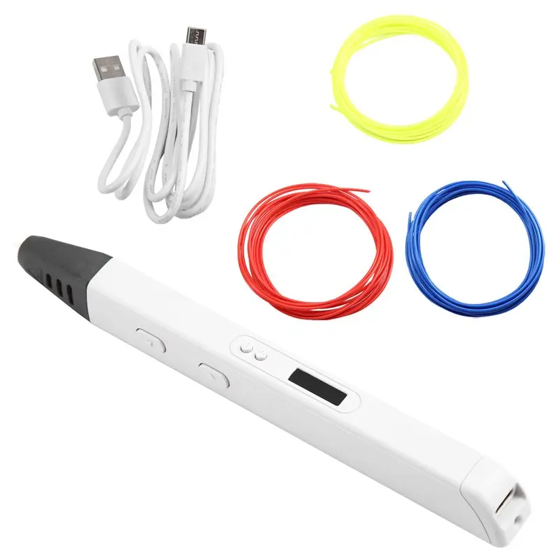

AT82-RP800A 3D-ручка с OLED-дисплеем, ручка для 3D-печати, нить PLA для детей, рисование своими руками, создание рождественского подарка