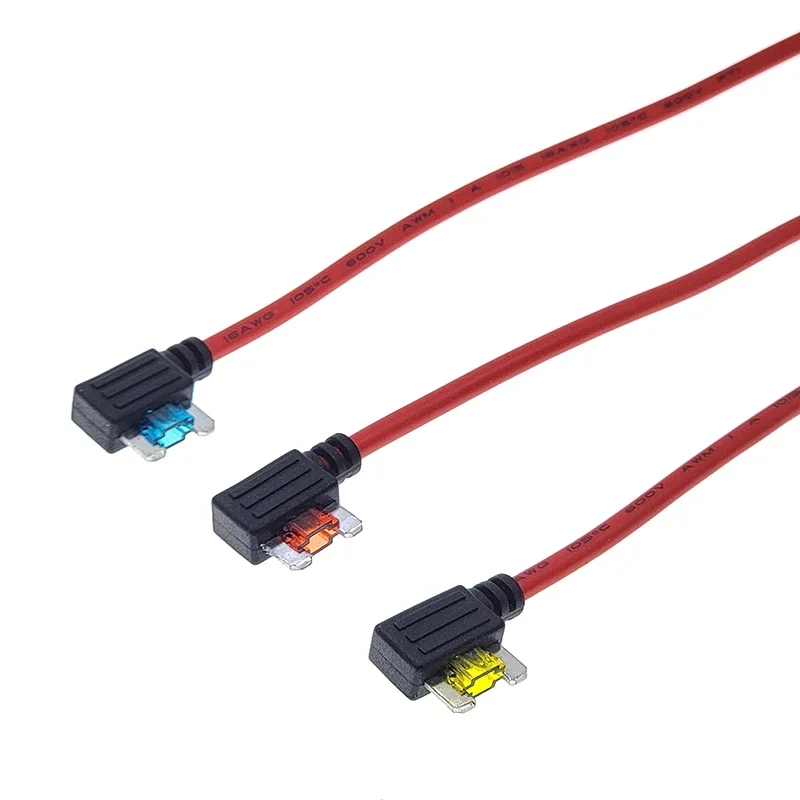 12V 5A 10A 15A 20A Car Fuse Holder Add-a-circuit TAP Adapter Micro Fuse Extension Cord ATM APM Blade Micro Simple Safety Device