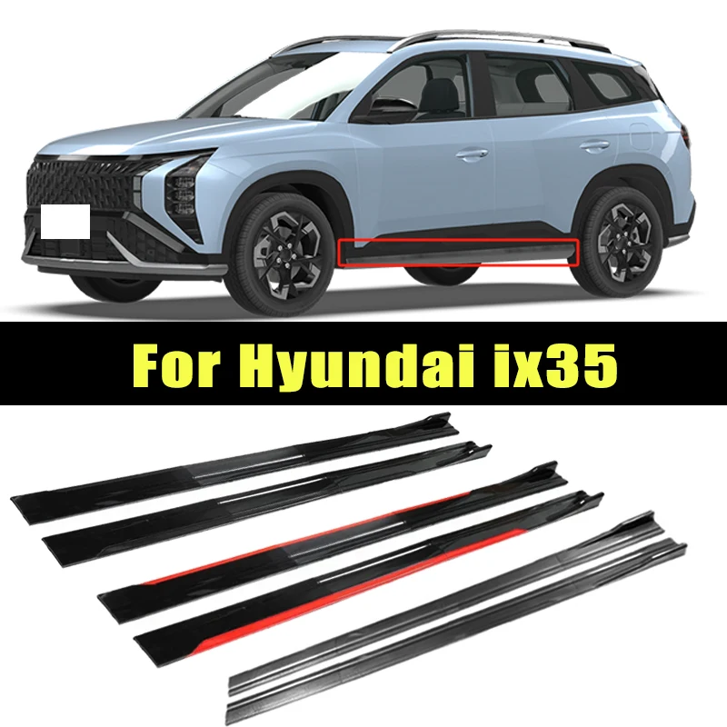 

Universal 2m/2.2m Car Side Skirt Extension SplitterBumper Racing Side Wing Bumper Lip Side Spoiler For Hyundai Ix35 Accessories