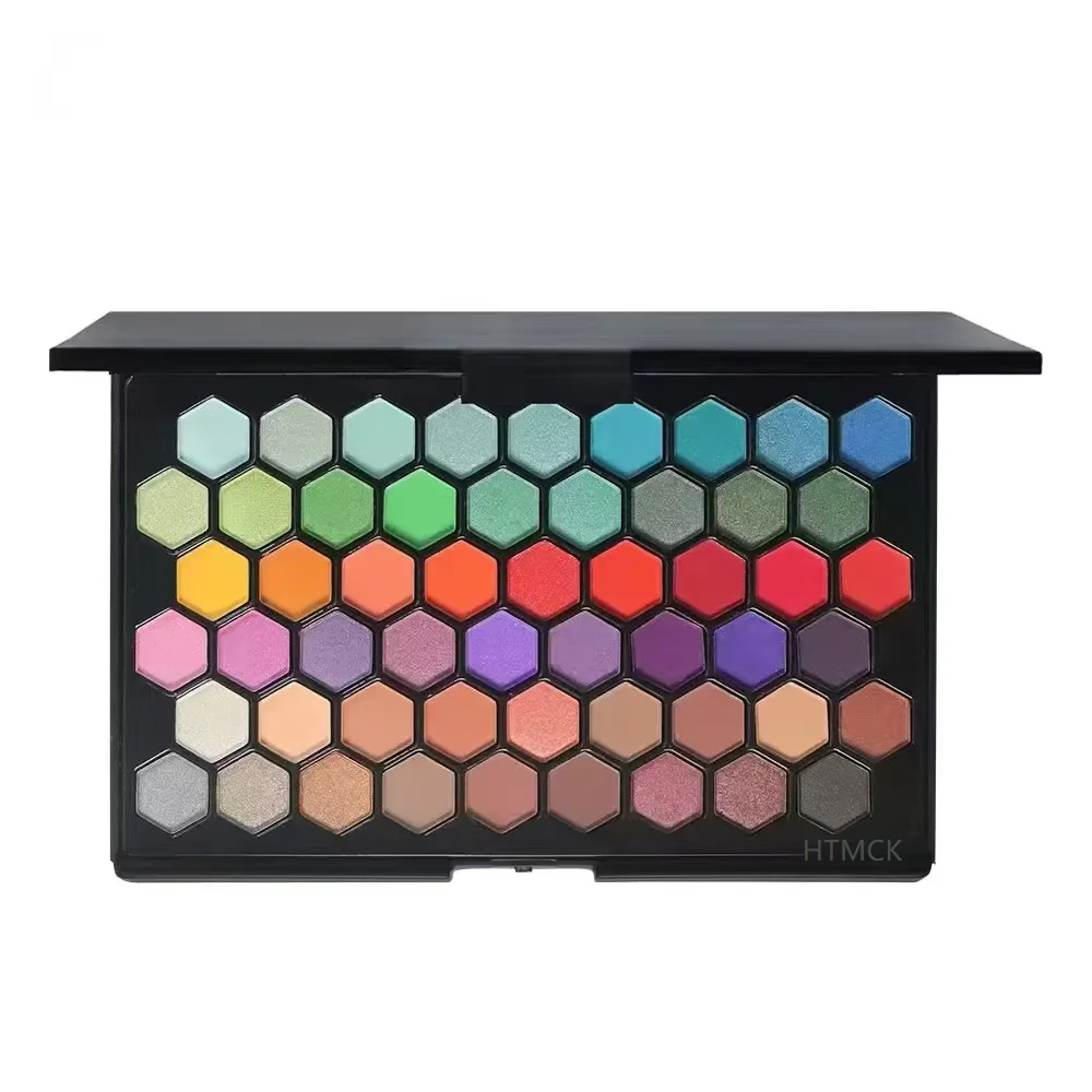 HTMCK Earth Tone Eyeshadow Palette Matte Shimmer Glitter Stage Makeup Eye Shadow gallery 2
