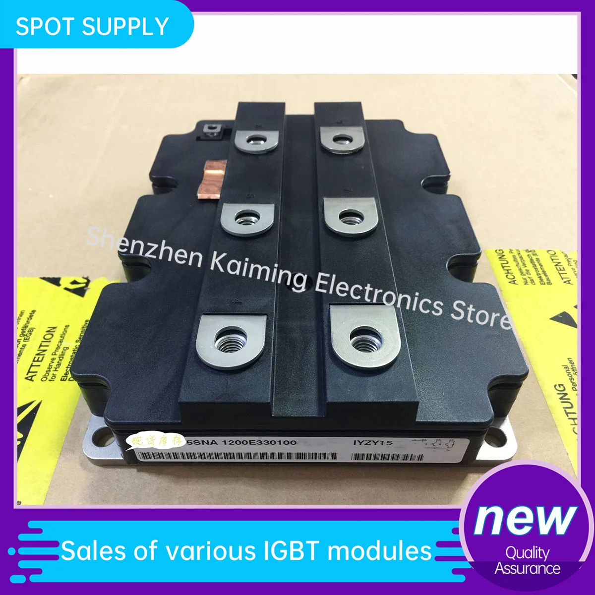 

NEW AND Original IGBT MODULE 5SNA0600G650100 5SNG015045P0301 5SNA1200E330100 5SNA04006590120 5SNA1200E330100 in stock