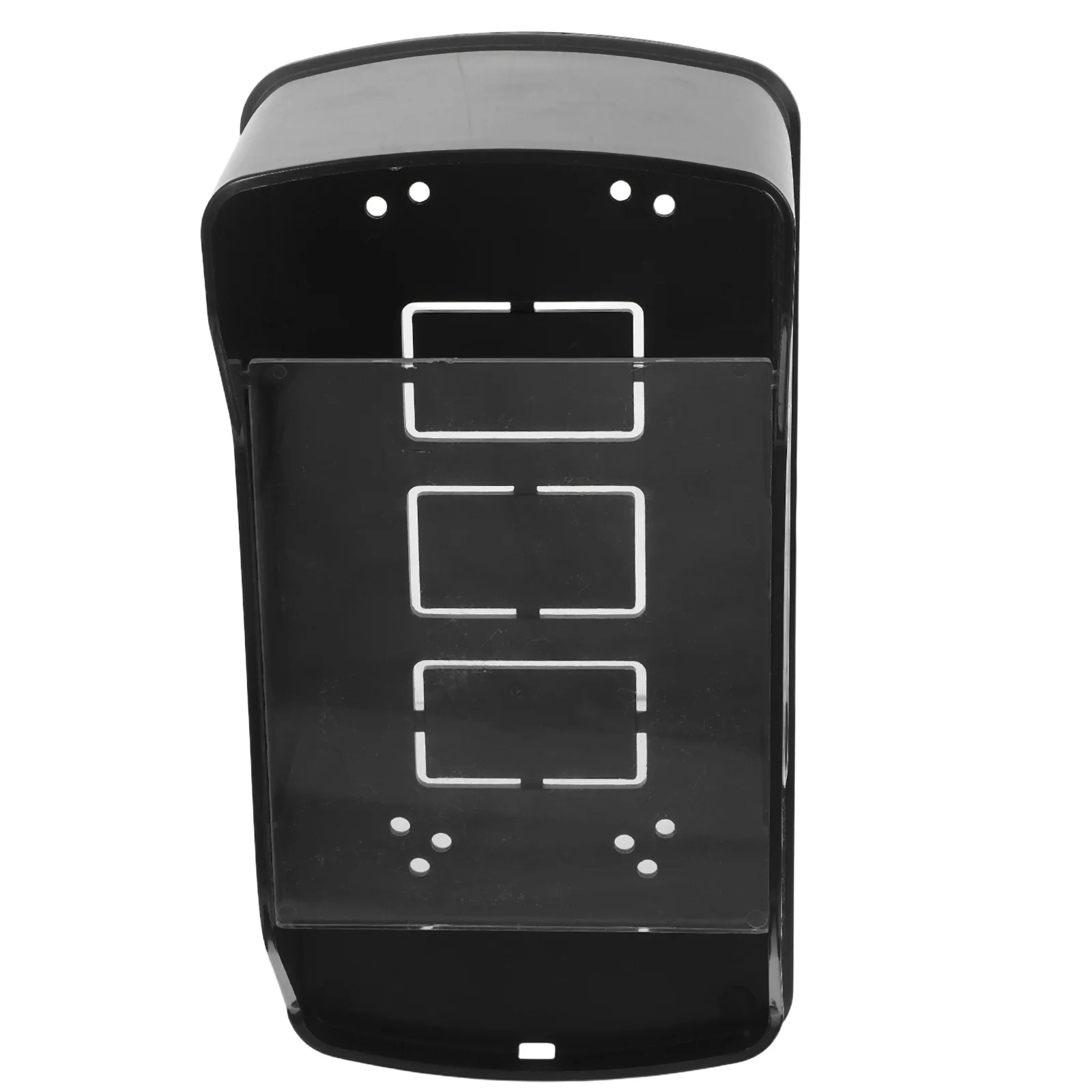 Plastic Doorbell Rain Cover Transparent Flip Cap Keypad Protector Easy Installation for Access Control Attendance Machine