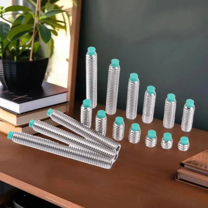 10 Buah Sekrup M6 Kepala Nilon POM-Sekrup Penyangga Anti-getaran Anti-longgar untuk Perakitan Mesin, Elektronik & Furnitur