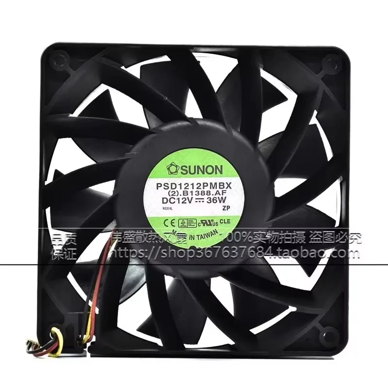

Original PSD1212PMBX 12V 36W 12CM 120 * 120 * 38MM chassis violent industrial cooling fan