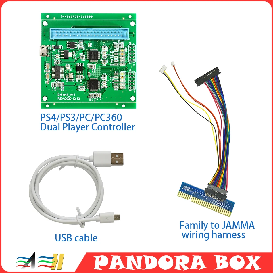 Computer TV PS4 game chip PC PS4 PS3 PC360 Family/arcade Pandora Box motherboard connected to PS4 Dual Player Controller