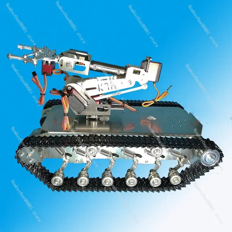 Big Load TS600 RC Tank Metal Chassis Plstaic/Stainless Track Robot Car For Arduino Robot DIY Kit RC Programmable Robot Car