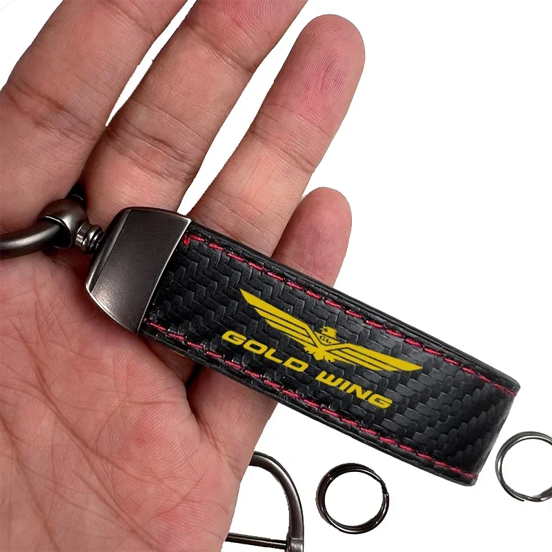 Motorcycle Keychain Holder Keyring Key Chains key rings Lanyard For Honda Gold Wing 1800 1500 1200 Goldwing GL1800 GL