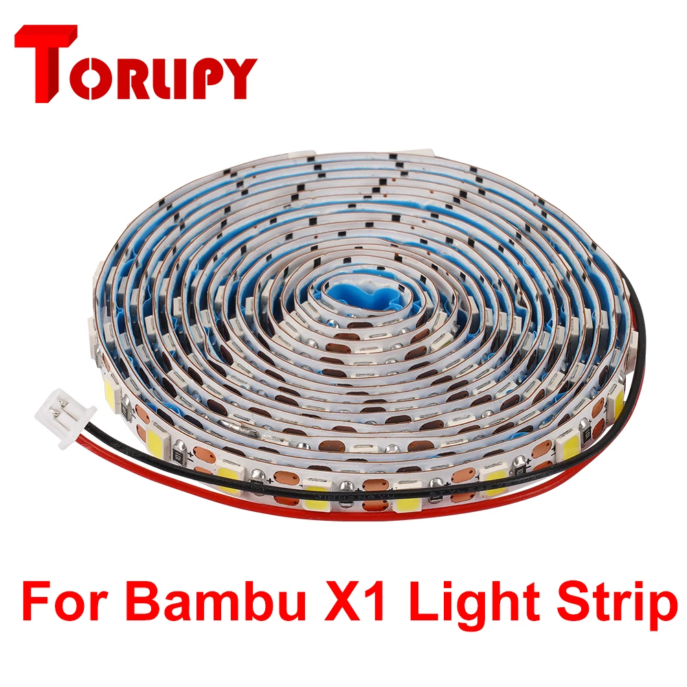 LED Lights Strip For Bambu lab X1 Bambulab P1P 3D Printer LED Light Bar Kit 5V 150cm IP44 Waterproof Lighting Lamp For Bambu