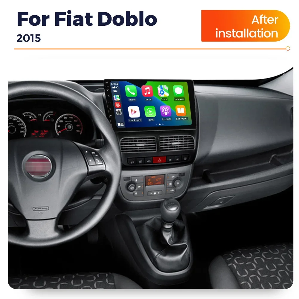 

2 Din Car Android Radio Stereo for Fat Dobo 2015-2019 Multimedia Video Player 4G+Wifi DSP Carplay Android GPS Navi Autoradio