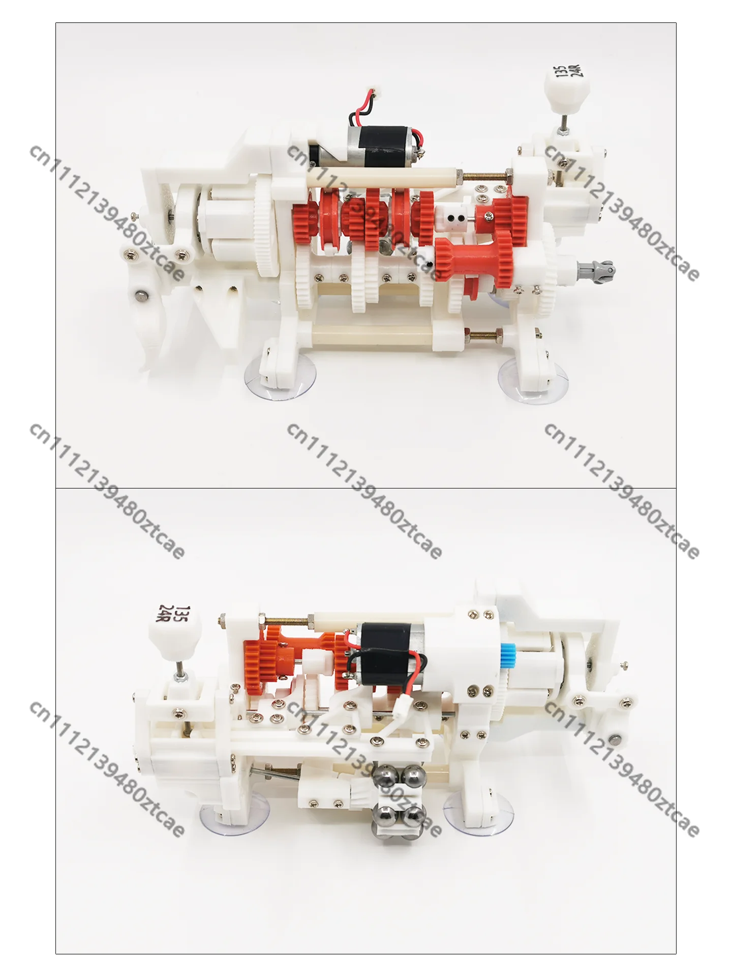 5 Speed Manual Transmission Model With Reverse Gear Car Dynamic Gear Selector 3D Printed Display Model