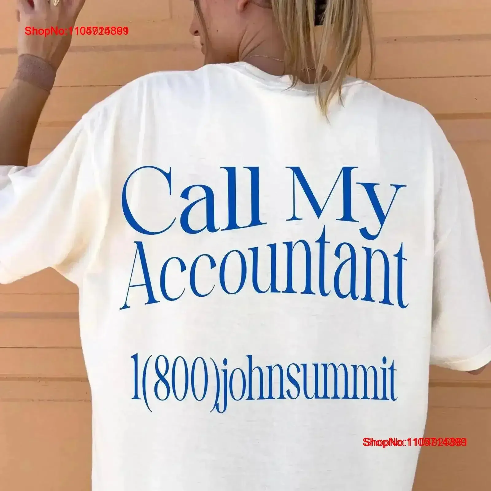 Funny John Summit Call My AccountanT T Shirt EDM Rave Festival Outfit Oversized Music Merch Dance Lover Wear vintage Washed