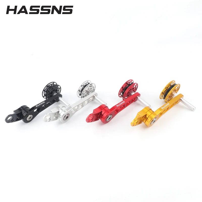 HASSNS Bicycle Derailleur Chain Guide Dirt Jump Bike Chain Tensioner Rear Derailleur Cycling Transmission Single Speed Change