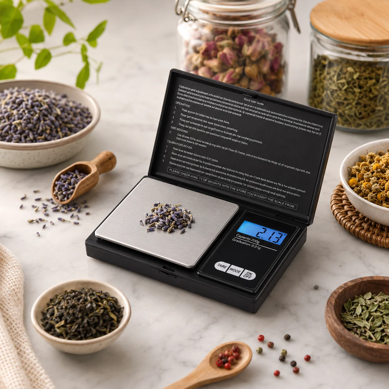 Mini Electronic Scale Pocket Digital Scale for Gold Sterling Silver Jewelry Scale Precision Scale 200/500g/1000gX0.01g/0.1g
