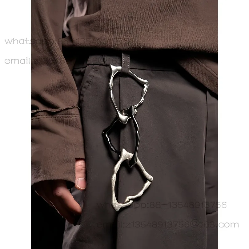 

Треугольная костяная пряжка, металлический дизайн, брелок-подвеска