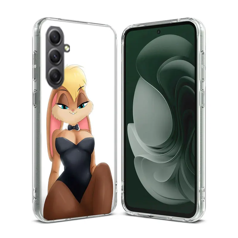 Fashion Cartoon bugs bunny Rabbit Case For Phone Samsung Galaxy A12 A22 A32 A52 A52S A13 A23 A33 A53 A14 A24 A34 A54 5G A73 A42