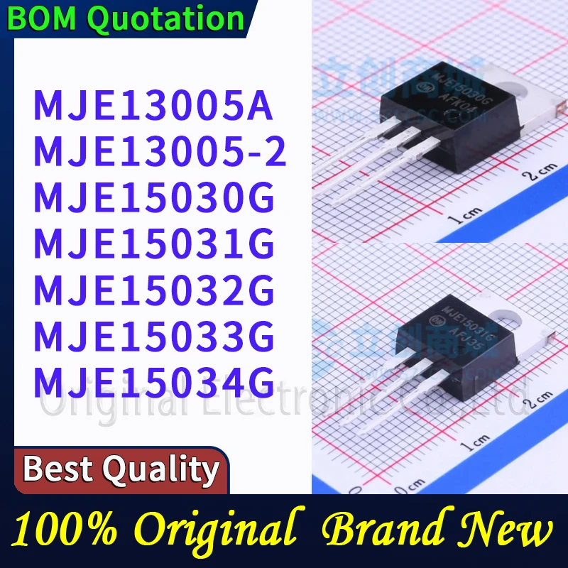 

5pcs/lot MJE13005A MJE13005-2 MJE15030G MJE15031G MJE15032G MJE15033G MJE15034G In stock Original High quality