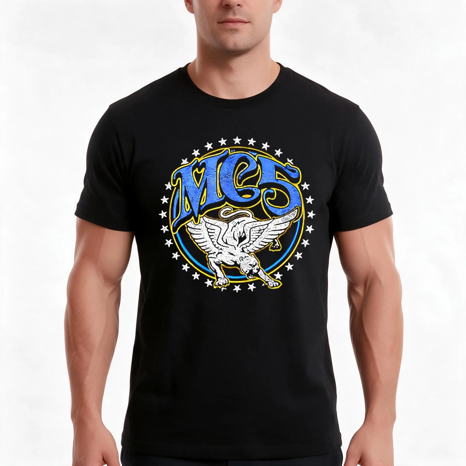 Retro M.C.5 Band Memes Cosplay Vaporware Rock Music For Fans T-Shirt Summer Casual Cotton Tee Oversized Streetwear Tops