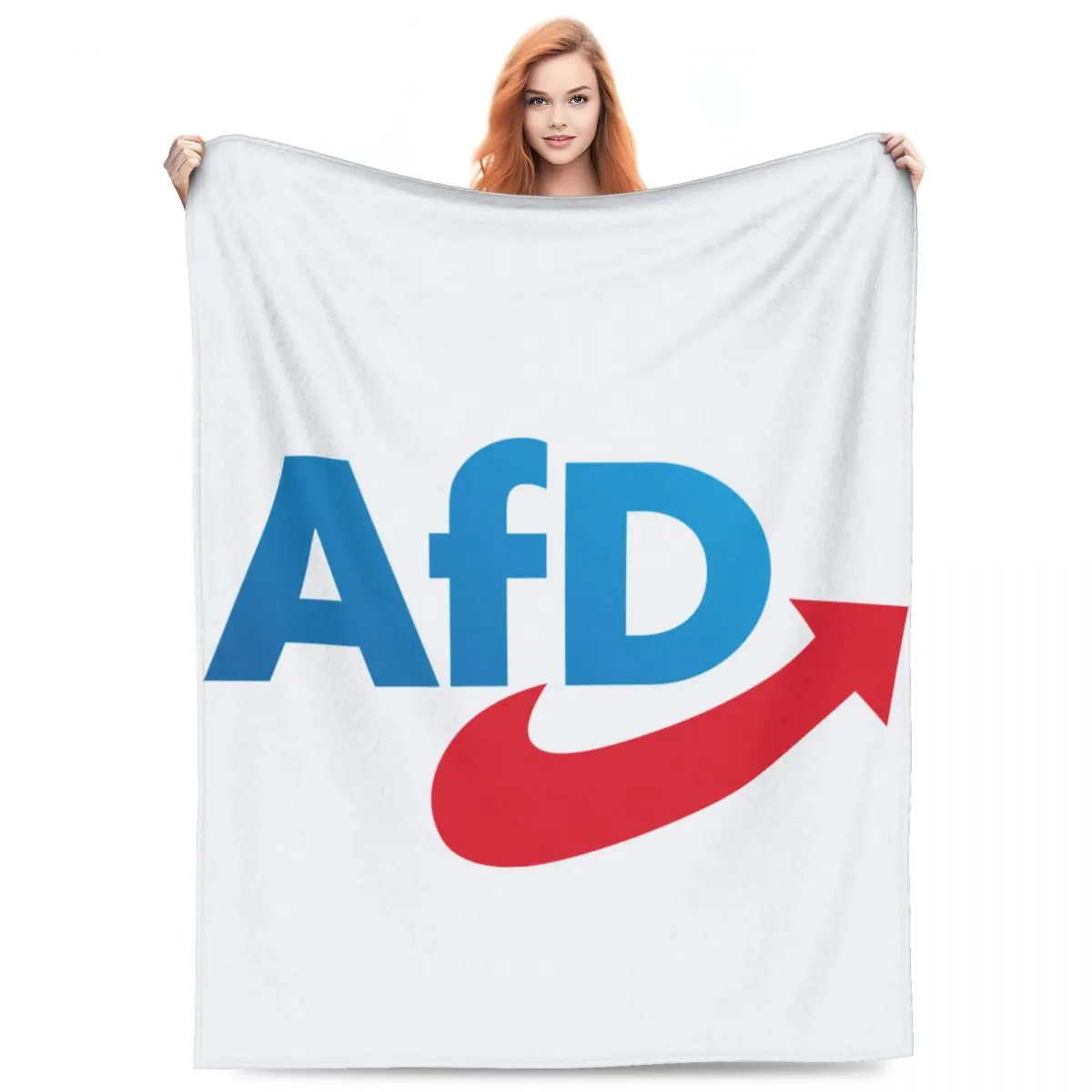 Germany AFD Alternative Blanket Fleece Sofa Throw Blanket Warm for Home Bedroom Office Throws Bedspread Quilt