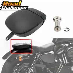 New Motorcycle Rear Passenger Seat Pads Cushion Passenger Pillion Saddle For Harley Sportster XL 48 72 2010-2015