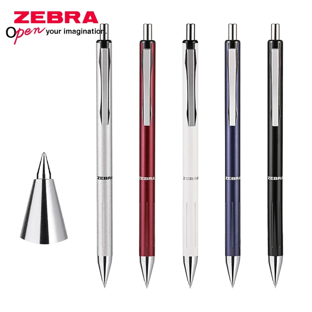 1pcs Japan Zebra Metal Gel Pen JJ5 Quick Drying 0.5mm Black Low Center of Gravity High-end Business Signature Office Supplies