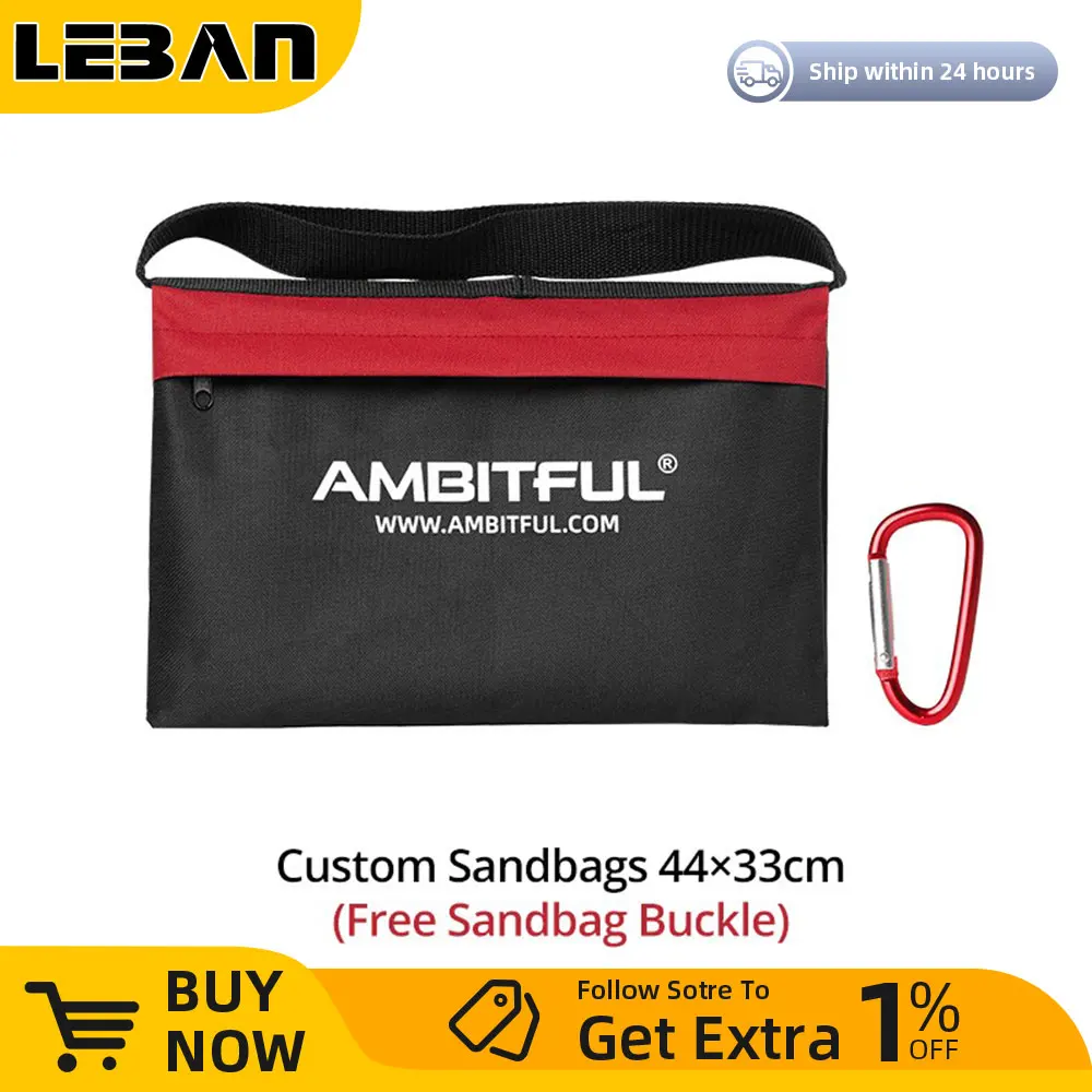 Нагрузочный мешок для песка Ambitful 44x33 см, сверхпрочный мешок для фотостудии, сценической видеосъемки, для легких подставок, стрелы, штативы Нагрузочный мешок для песка Ambitful 44x33 см, сверхпрочный мешок для фотостудии, сценической видеосъемки, для легких подставок, стрелы, штативы