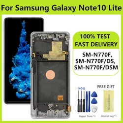 AMOLED Display for Samsung Galaxy Note 10 Lite N770 N770F Lcd Display Touch Screen Digitizer Assembly