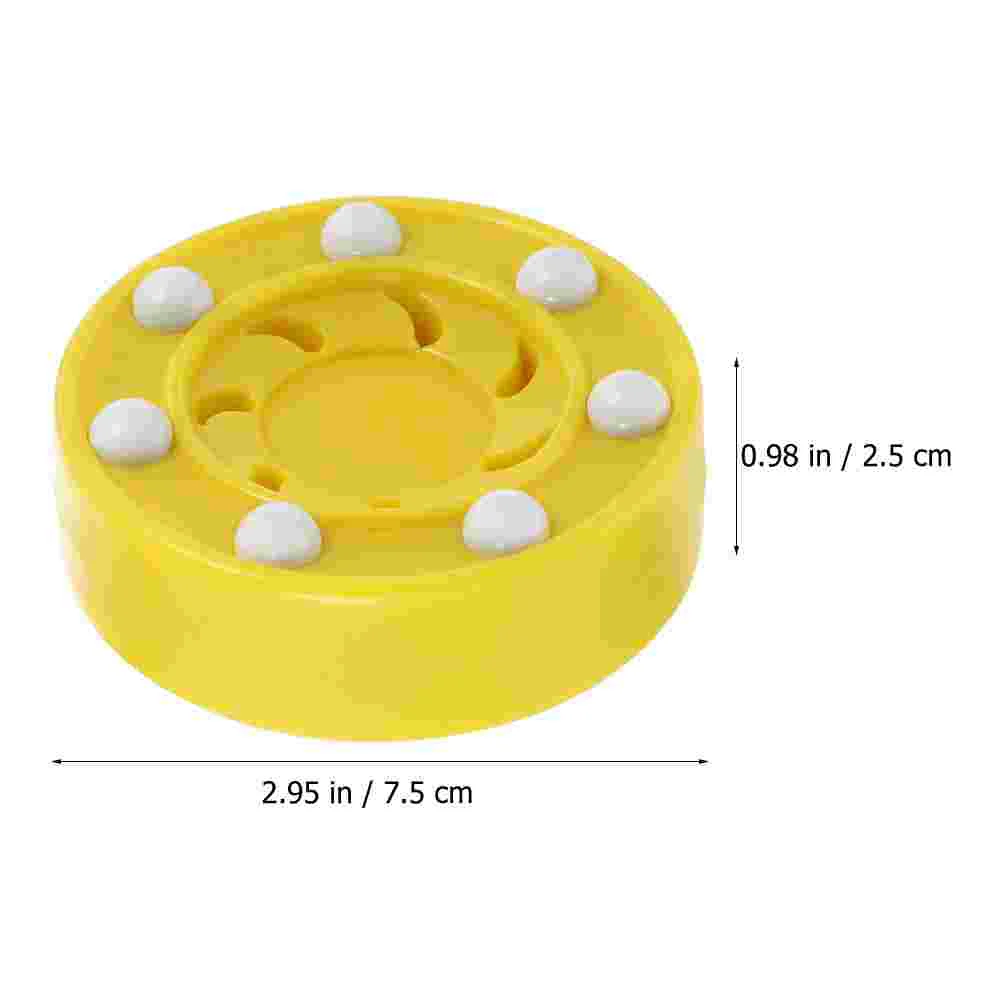 하키 아이스 액세서리 장난감 퍽, 스케이트 플라스틱 공 Abs 피트니스 어린이, 2 개