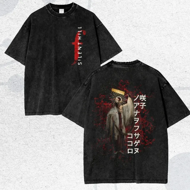 Horror Gaming Bootleg Fan T-Shirt, Gift For Women and Man Unisex T-Shirt Washed T-shirt