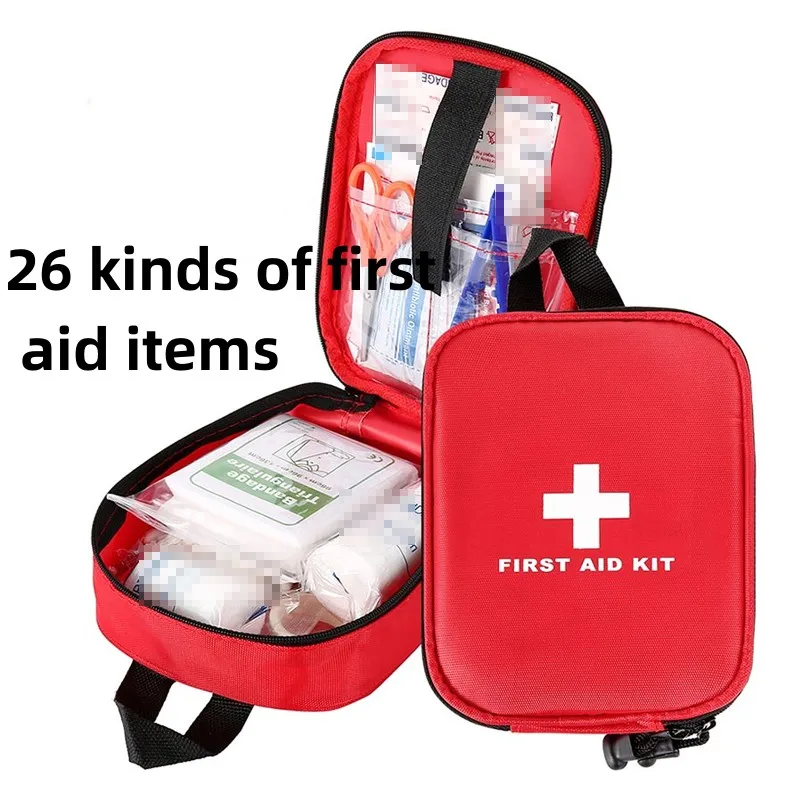 

2023 New Outdoor Portable First Aid Kit Home Travel Adventure Survival Emergency Kit Car Essential