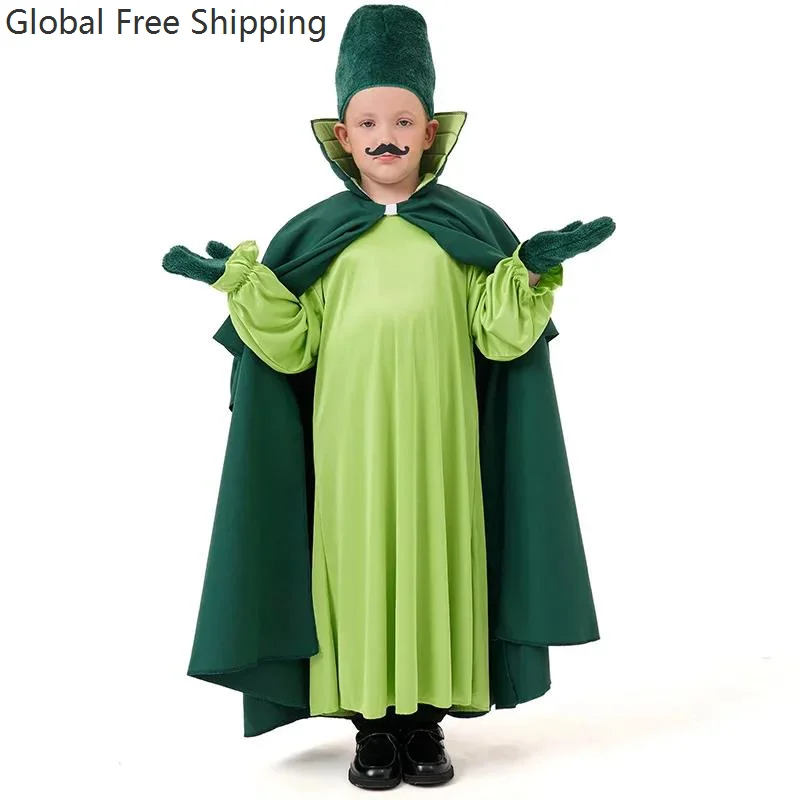 

Halloween Children's Soldier Costume Boy Cosplay With A Mustache Guard Uniform Fashion Stage Performance Costume Cloak Set 2026