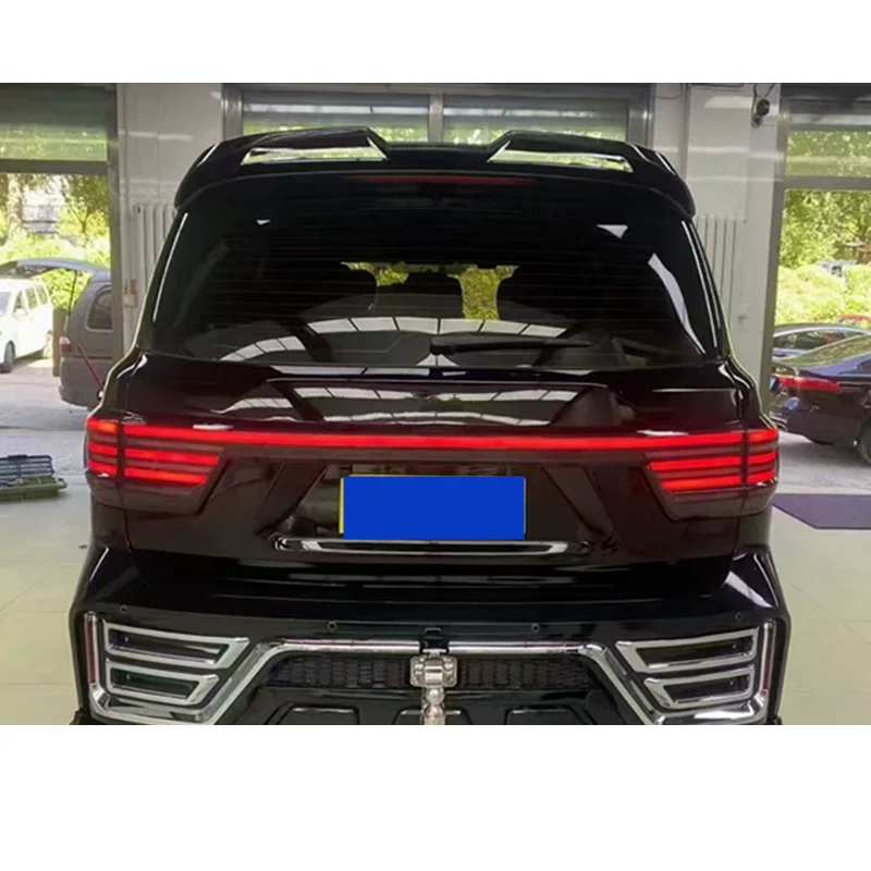 LED Taillight Assembly for Nissan Patrol Y62 20-24 modified Dynamic Through lamp Rear Center Tail light Car Accessories