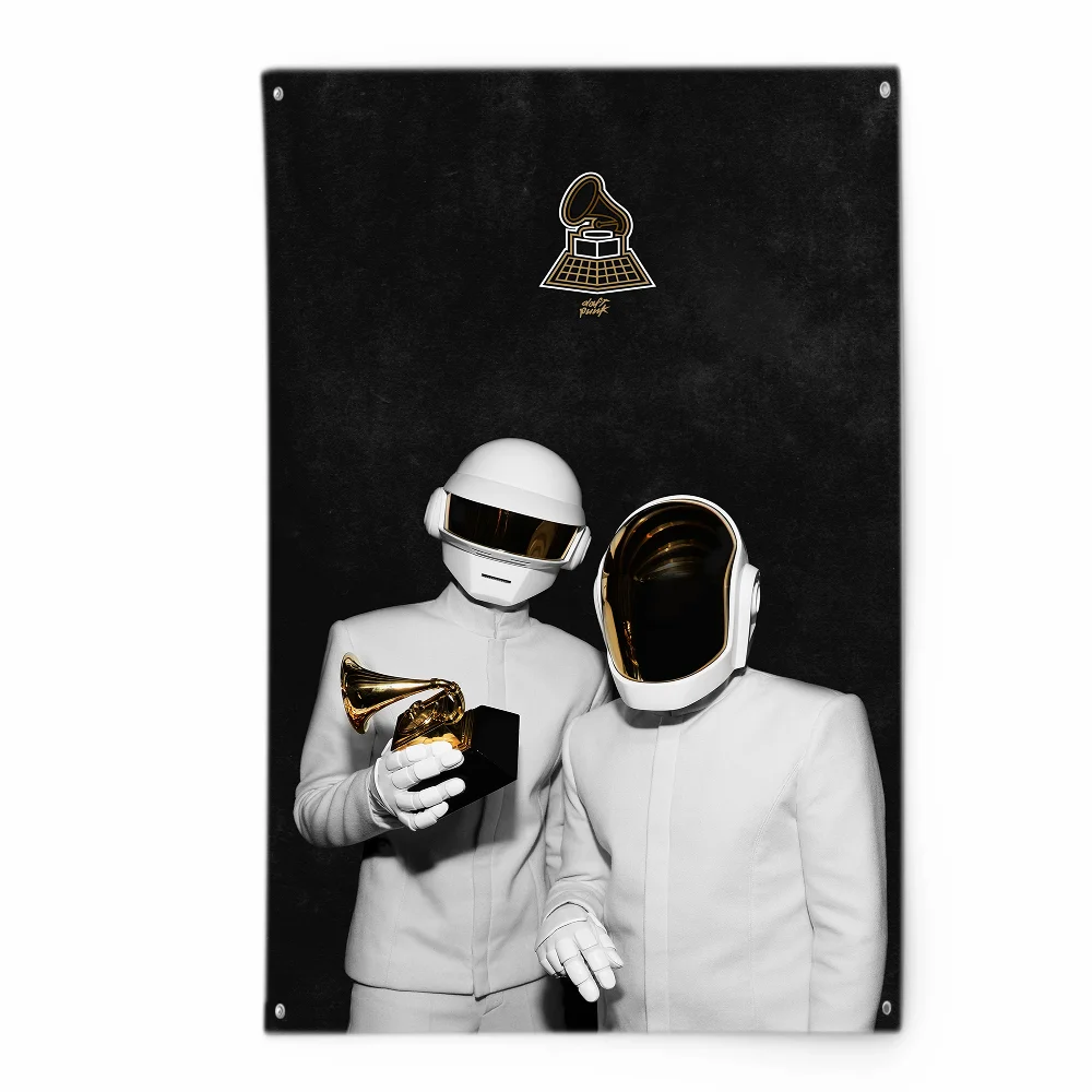 D-Daft Punk Band France Flag DIY Flag For Family Group Party Living Room Home Dorm Decor Wall Art Decor Banner