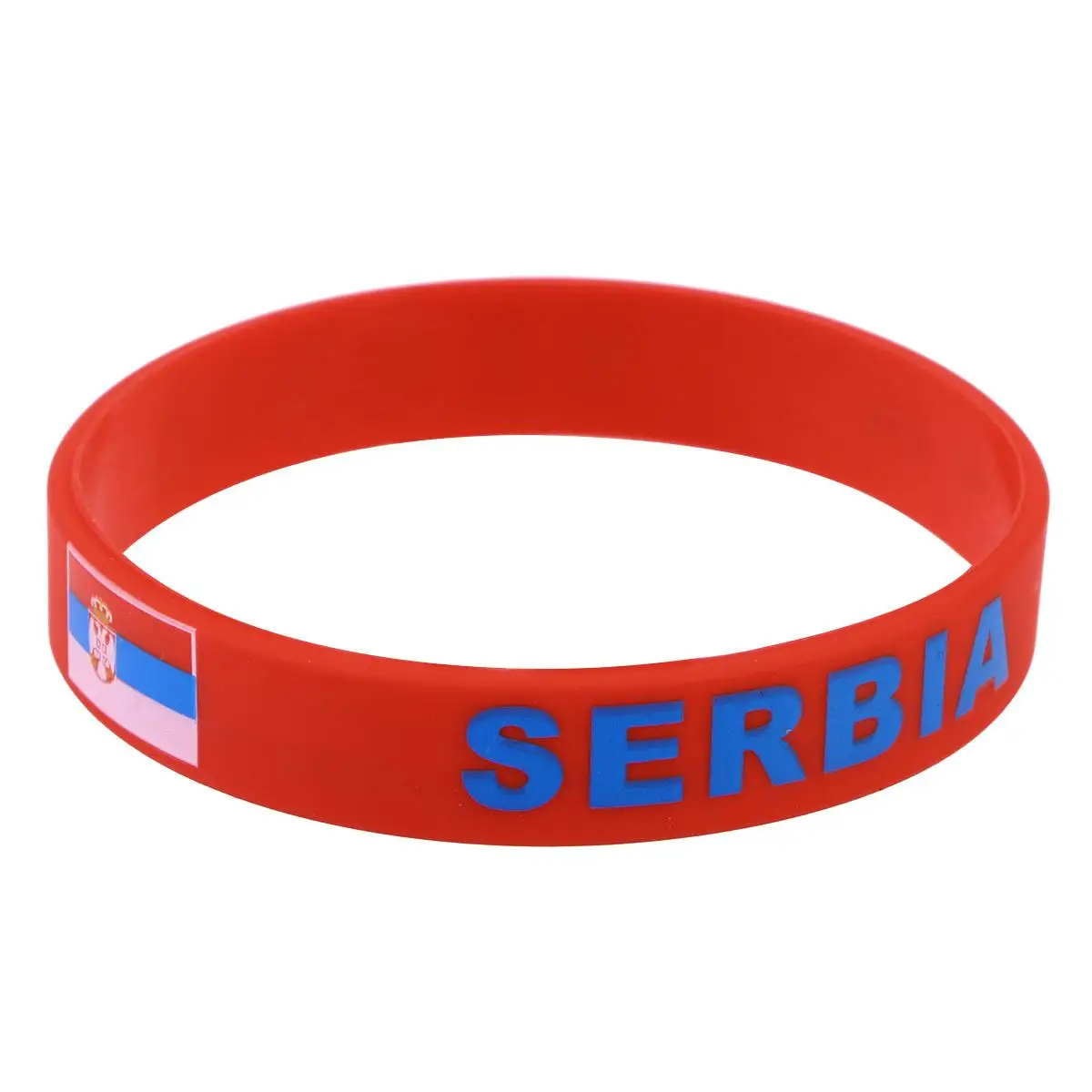 6-delige hoofdband Landpolsbandjes Fluorescentiearmband Vlagpolsband Fitness