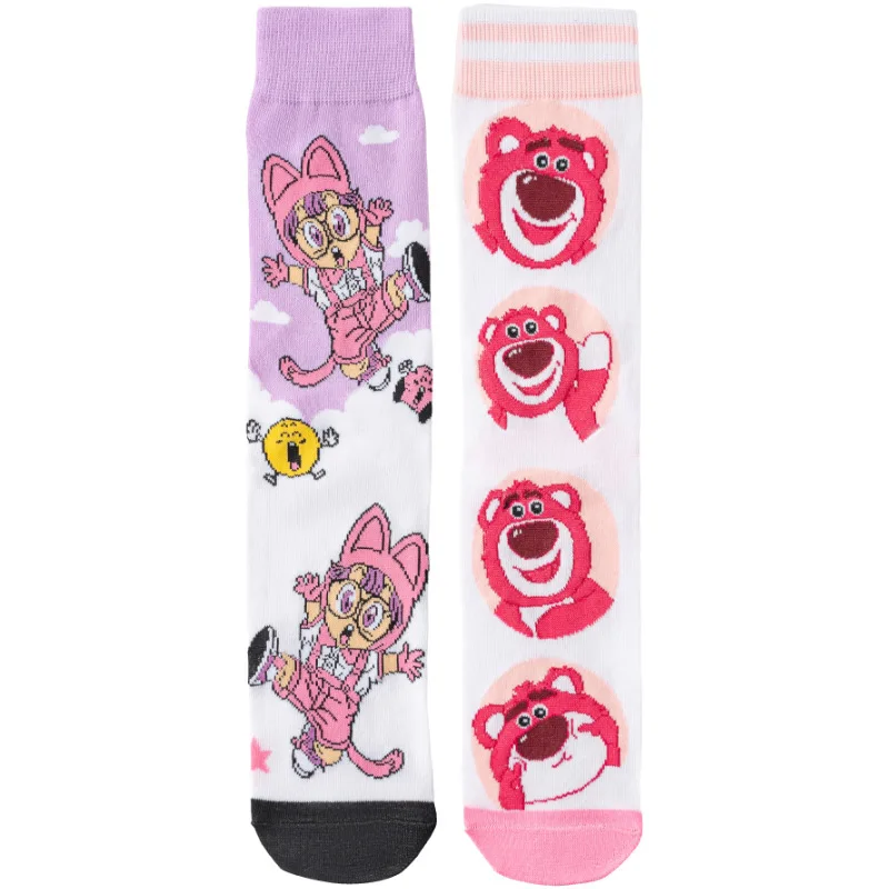 New Hello Kitty Socks Anime Fashion Colorful Funny Happy Casual Long Women Socks Dress Cute Cartoon Cat ive Socks