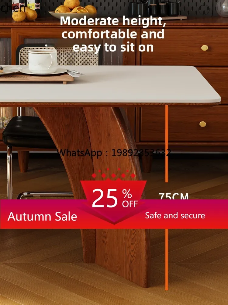 

solid wood rock slab home dining table rectangular restaurant living room decoration vintage home decor luxury home decor