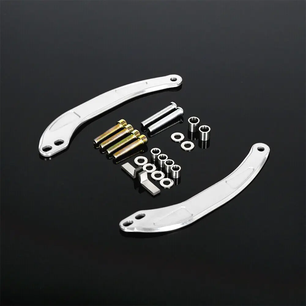 Motorcycle Aluminum Front Fork Steering Stem Stabilizer Holder 2pcs Kit For Honda Grom 125 Monkey 125 2018-2024