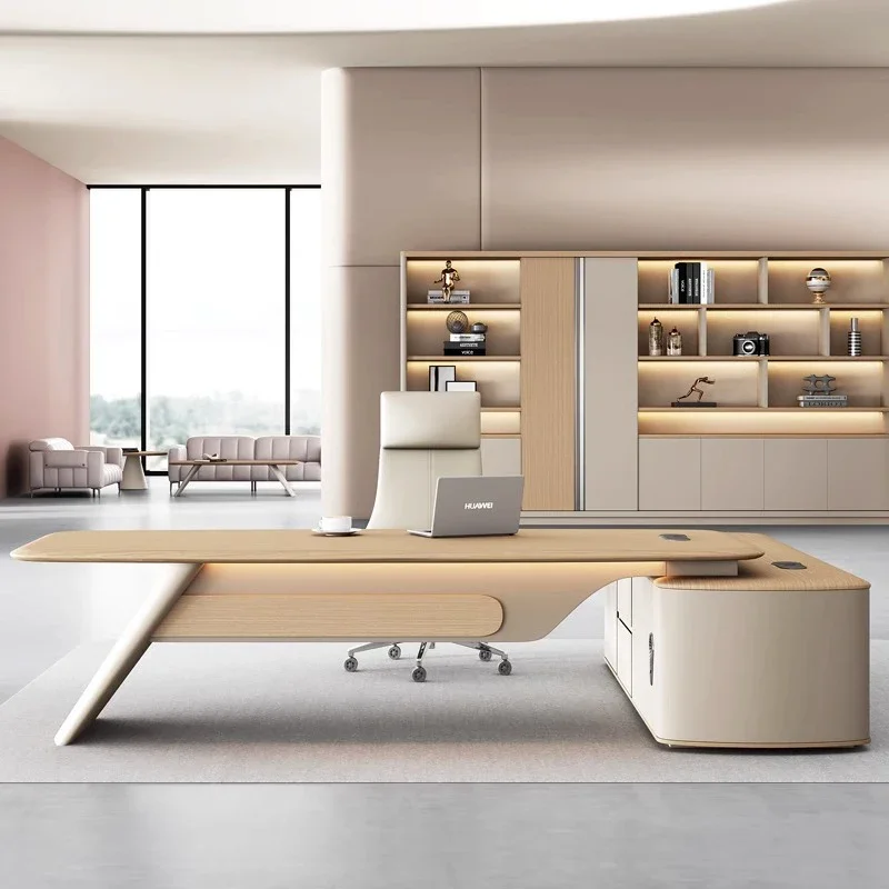 

2025 NEW Arrival Modern Office Furniture Table Set L Shaped Executive CEO Office Table Executive Desk for Ceo