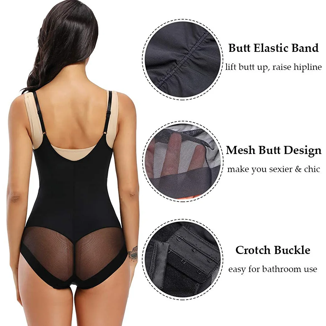 Binders and Shapers Shapewear Women Bodysuit Flat Belly Slimming Sheath Reducing Girdle Tummy Control Butt Lifter Modeling Strap