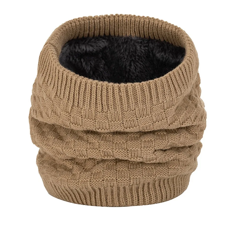 

Новый толстый зимний утеплитель для шеи, ветрозащитный однотонный мужской лыжный чехол для лица на флисовой подкладке, холодная погода