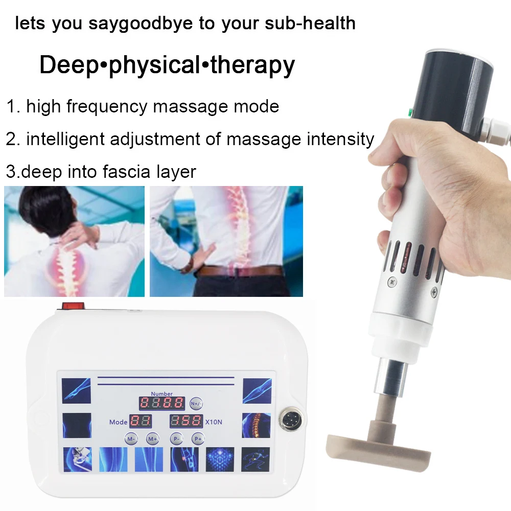 Professional Chiropractic Adjusting Tool 10 Heads Electric Chiropractic Correction Massager 1800N Spinal Relax Body Massager