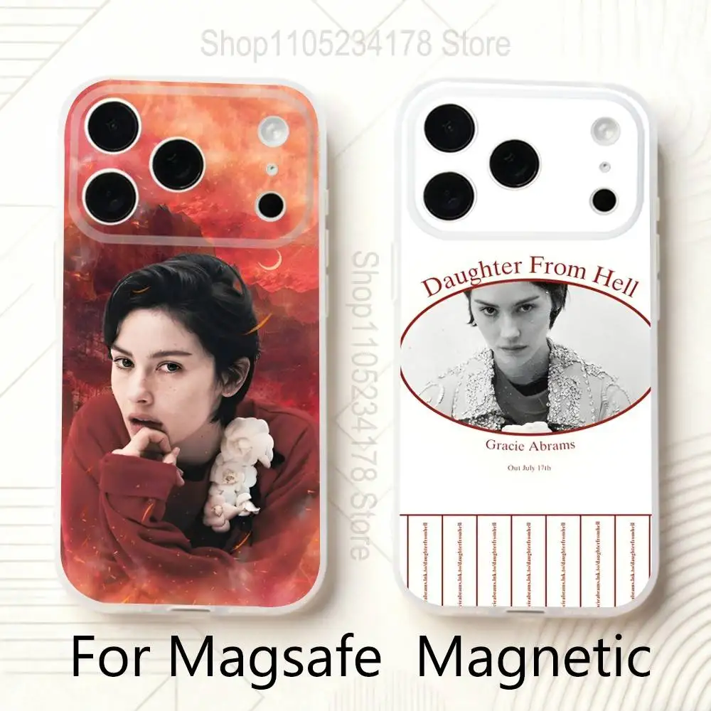 

INS Daughter from Hell G-Gracie A-Abrams Phone Case For iPhone 14,16,12,17,13,15,11 Max,Pro,Mini,Plus,Air,E Frosted Transparent