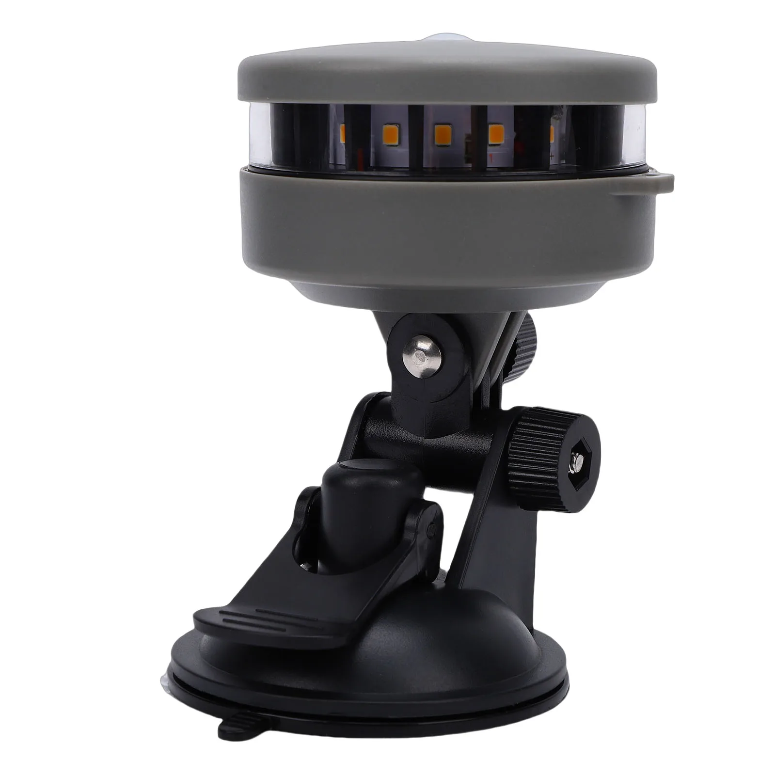 LED-Hecklicht Bootsnavigationslicht 55LM 2NM Sichtbarkeit Warmweiß IP67 Batteriebetriebenes LED-Ankerlicht mit Saugnapf-Basis