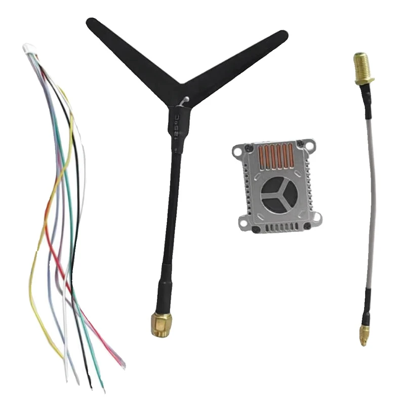 transmissor de video vtx com entrada de bateria para fpv racing drone longo alcance suporte 28s 12g 13ghz 2w 1060mhz1380mhz 01