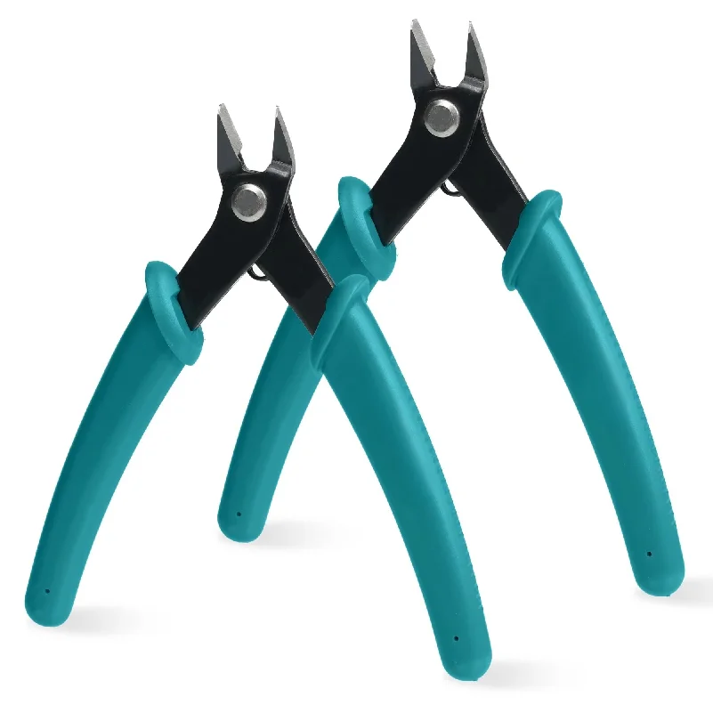 Micro Wire Cutter Precision Electronics Flush Cutter and Side Cutting Pliers Clean Cut for Model Jewelry Model Kits