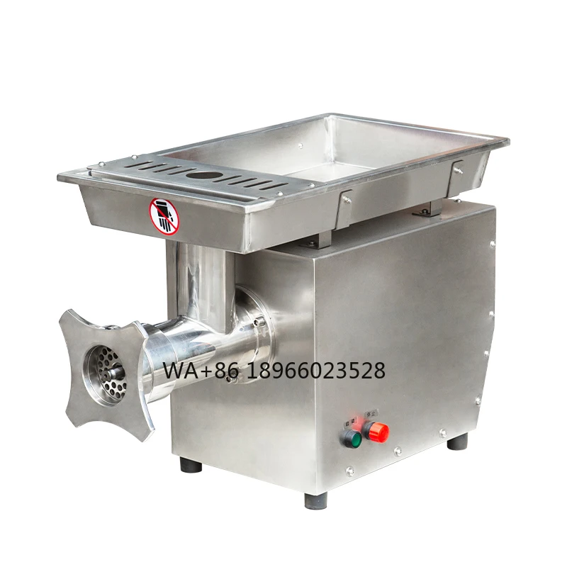 

Commercial Industrial Meat Grinder Stainless Steel Automatic Multifunctional for Frozen Fresh Meat Chili Grinding