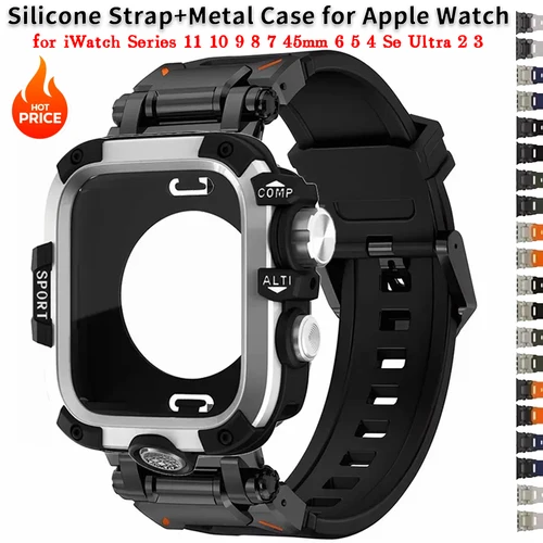 Correa + Funda Para Apple Watch Ultra 3 2 49Mm Pulsera De