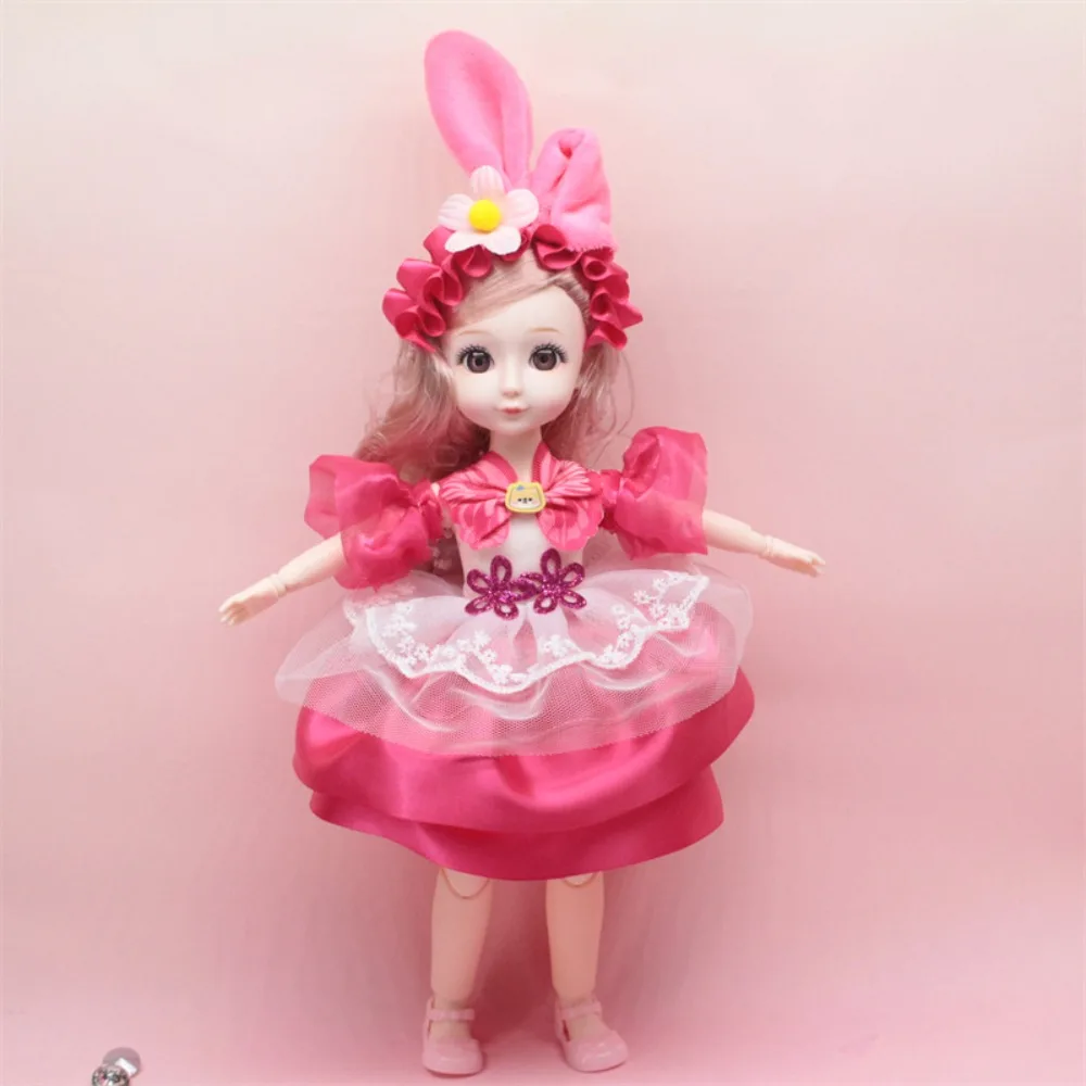

Spherical Joint 30cm Bjd Doll Dress Up with Clothes Hinged Doll Colorful 3D Eyes 30cm Articulated Toys Birthday Gift