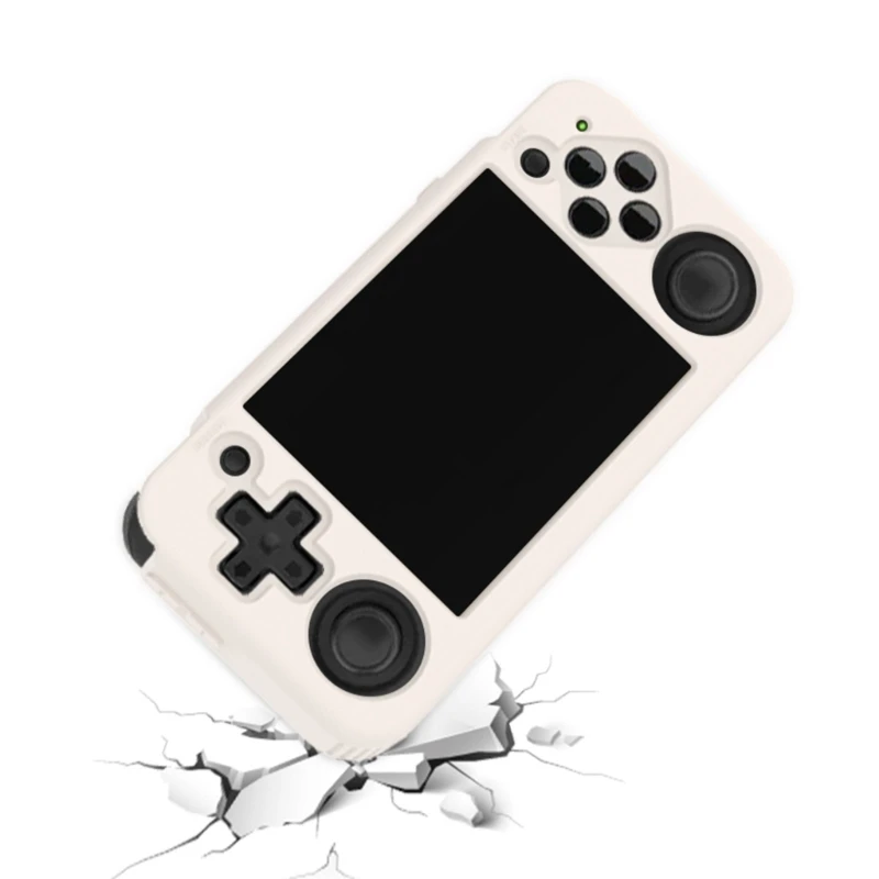 Capa protetora de silicone para consolas de jogos RG35XX H Cobertura completa Casos antiderrapante macio à prova de choque Acessórios de jogos