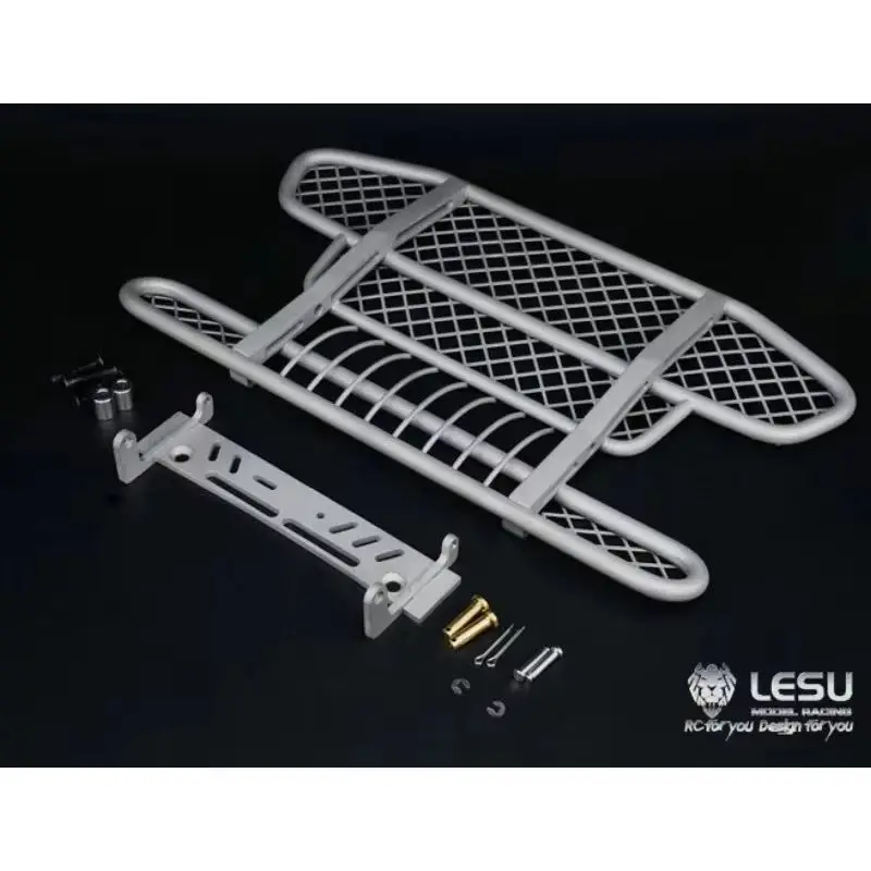 Front Bumper Anti-collision Bar Metal G-6104-D For 1/14 Tamiya RC For SCANIA R620 R470 Romote Control Trailer Toy Parts