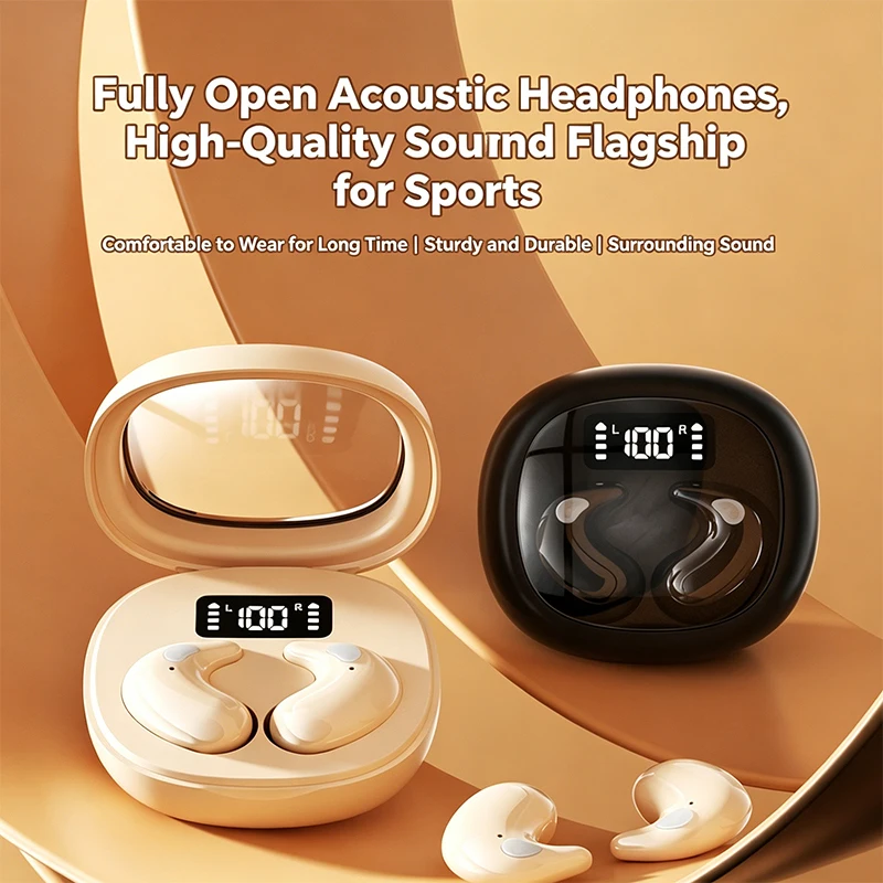 B11-NEW Invisible Sleep Wireless Earphone TWS Bluetooth 5.4 Headphones Hidden Earbuds IPX5 Waterproof Sports Headset